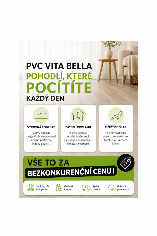 pohodlí pvc